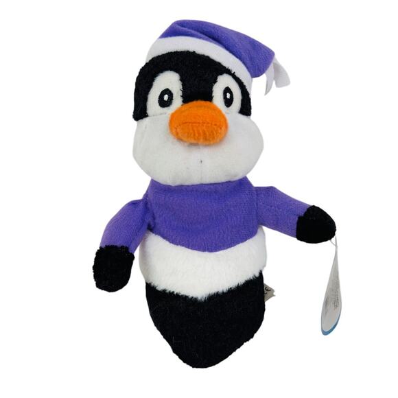 5 for $25| Kelly Toys Animal Pals Christmas 7"  Penguin Plush NWT - Picture 1 of 6